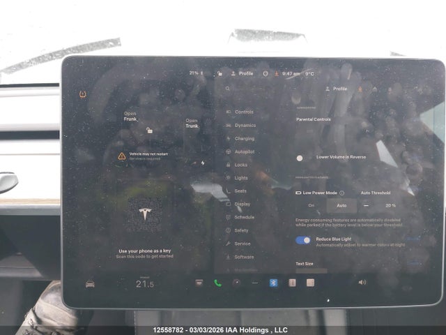 5YJ3E1EB4NF296793 Tesla MODEL 3