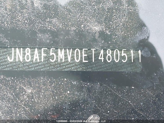 12558865 :رقم المزاد ، JN8AF5MV0ET480511 vin ، 2014 Nissan Juke S/sv/sl/nismo مزاد بيع