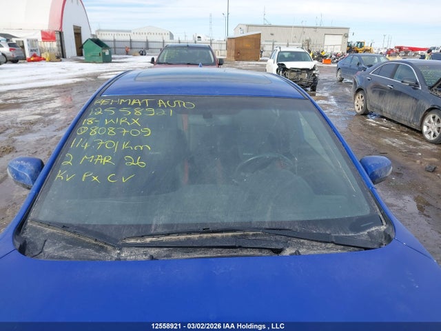 JF1VA2W61J9808709 Subaru Wrx Sti Sport-tech W/wing