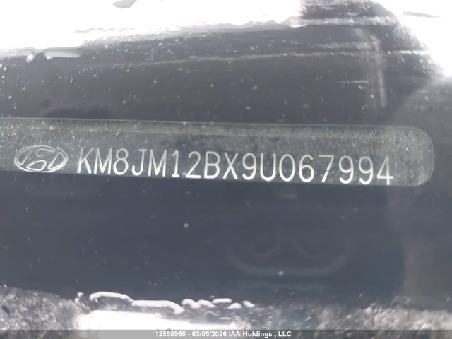 12558968 :رقم المزاد ، KM8JM12BX9U067994 vin ، 2009 Hyundai Tucson Gls مزاد بيع