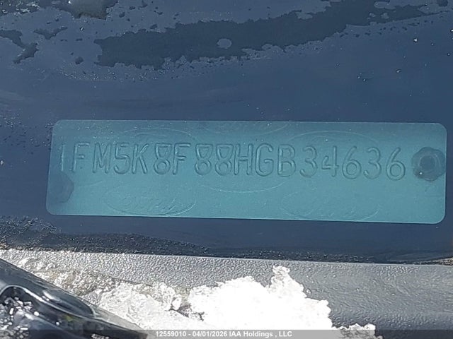 1FM5K8F88HGB34636 Ford Explorer Limited