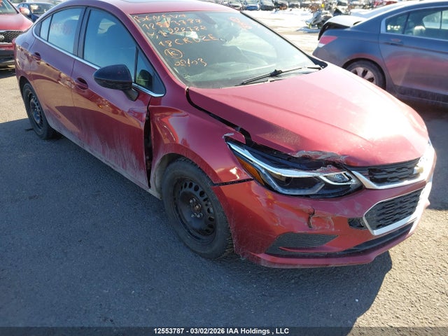 Продажа на аукционе авто 2018 Chevrolet Cruze Lt Auto, vin: 1G1BE5SM1J7222782, номер лота: 12553787