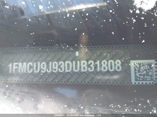 2013 Ford Escape Titanium მანქანა იყიდება აუქციონზე, vin: 1FMCU9J93DUB31808, აუქციონის ნომერი: 12559061