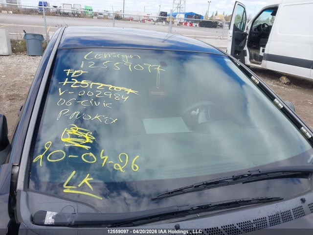 Aukcja sprzedaży 2006 Honda Civic Dx-g, vin: 2HGFA16346H002984, numer aukcji: 12559097