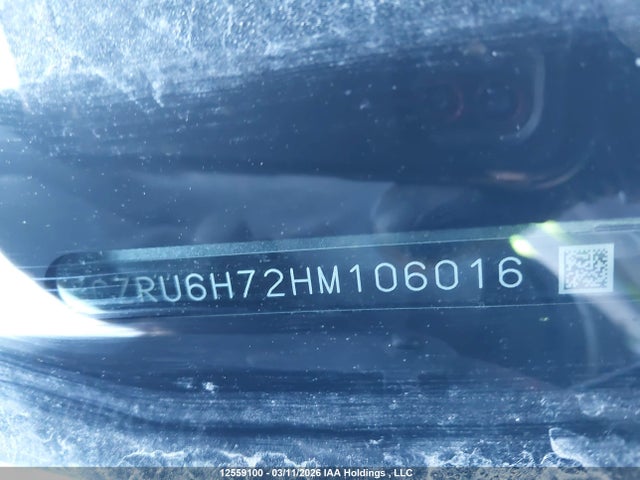 3CZRU6H72HM106016 Honda Hr-v Exl