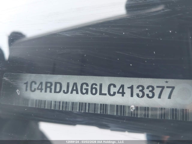 1C4RDJAG6LC413377 Dodge Durango Sxt