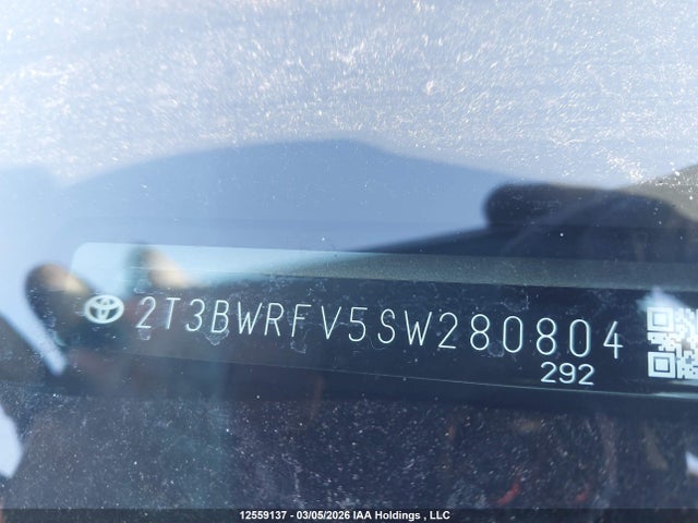 12559137 :رقم المزاد ، 2T3BWRFV5SW280804 vin ، 2025 Toyota Rav4 Le مزاد بيع