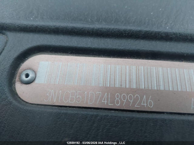 Продажа на аукционе авто 2004 Nissan Sentra 1.8/1.8s, vin: 3N1CB51D74L899246, номер лота: 12559192