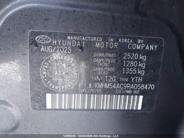 KMHM54AC9RA058470 Hyundai Ioniq 6 Preferred Long Range With Ultimate Package