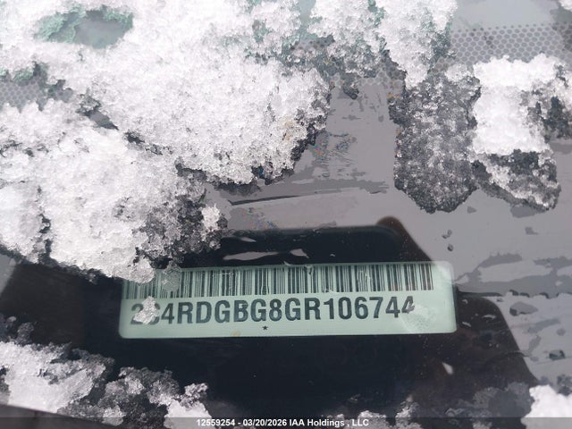 Aukcja sprzedaży 2016 Dodge Grand Caravan Se/sxt, vin: 2C4RDGBG8GR106744, numer aukcji: 12559254