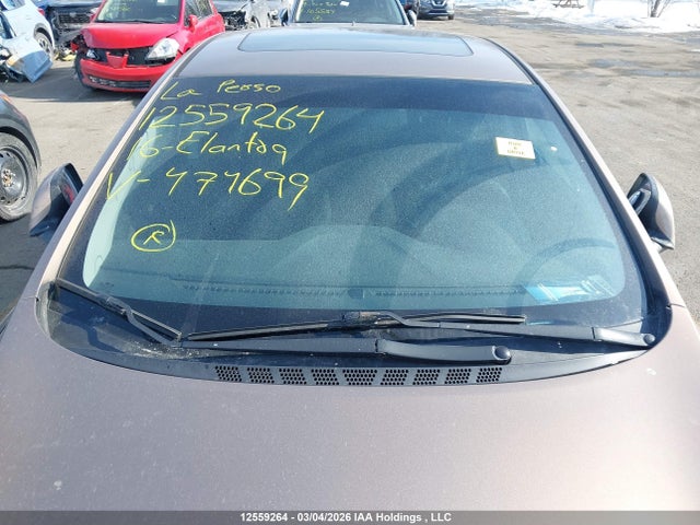 12559264 :رقم المزاد ، KMHDH4AE0GU474699 vin ، 2016 Hyundai Elantra Se/sport/limited مزاد بيع