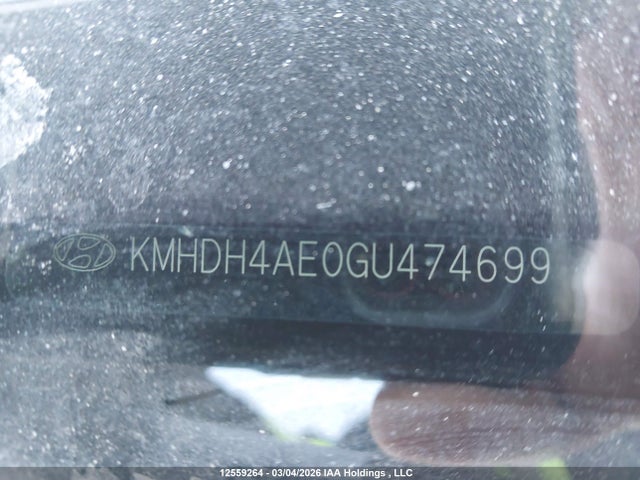 12559264 :رقم المزاد ، KMHDH4AE0GU474699 vin ، 2016 Hyundai Elantra Se/sport/limited مزاد بيع
