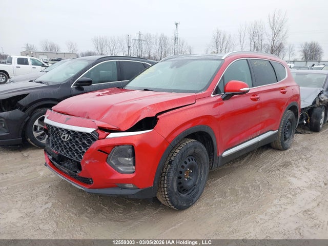 2020 Hyundai Santa Fe Preferred Turbo Awd With Sun And Leather Package მანქანა იყიდება აუქციონზე, vin: 5NMS3CAA7LH283140, აუქციონის ნომერი: 12559303