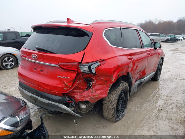 2020 Hyundai Santa Fe Preferred Turbo Awd With Sun And Leather Package მანქანა იყიდება აუქციონზე, vin: 5NMS3CAA7LH283140, აუქციონის ნომერი: 12559303