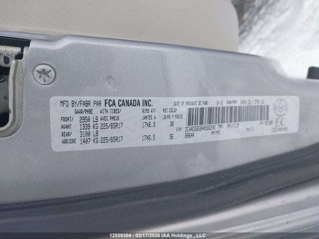 Продажа на аукционе авто 2017 Dodge Grand Caravan Cvp/sxt, vin: 2C4RDGBG8HR566245, номер лота: 12559304