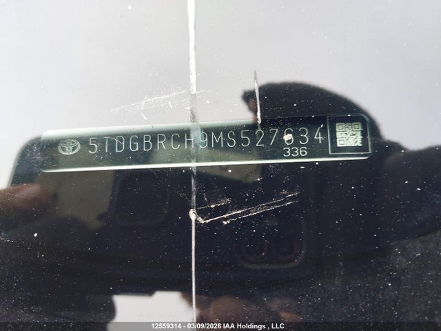 2021 Toyota Highlander მანქანა იყიდება აუქციონზე, vin: 5TDGBRCH9MS527634, აუქციონის ნომერი: 12559314
