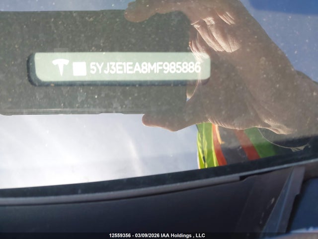 Aukcja sprzedaży 2021 Tesla Model 3 Standard Range/standard Range Plus, vin: 5YJ3E1EA8MF985886, numer aukcji: 12559356