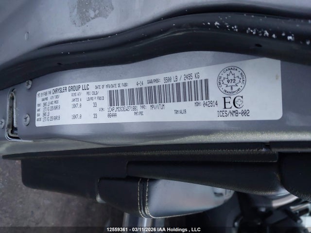 1C4PJMDS3EW271881 Jeep Cherokee Limited