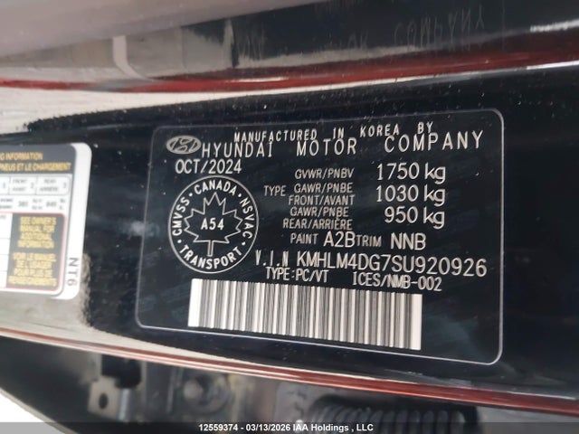 KMHLM4DG7SU920926 Hyundai Elantra