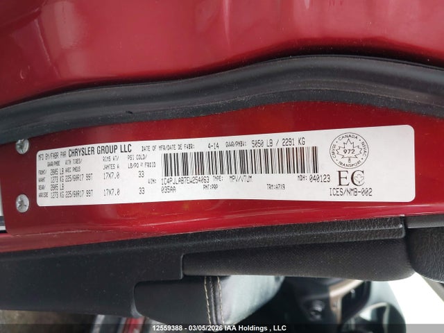 1C4PJLAB7EW254063 Jeep Cherokee Sport
