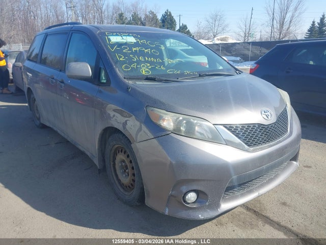 12559405 :رقم المزاد ، 5TDXK3DC9CS214940 vin ، 2012 Toyota Sienna Sport مزاد بيع