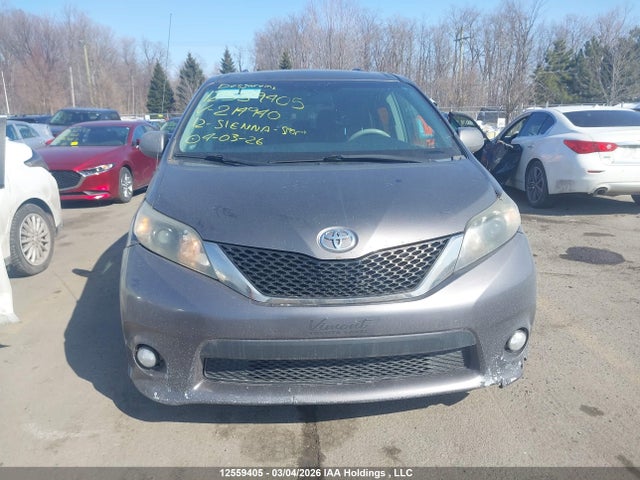 12559405 :رقم المزاد ، 5TDXK3DC9CS214940 vin ، 2012 Toyota Sienna Sport مزاد بيع