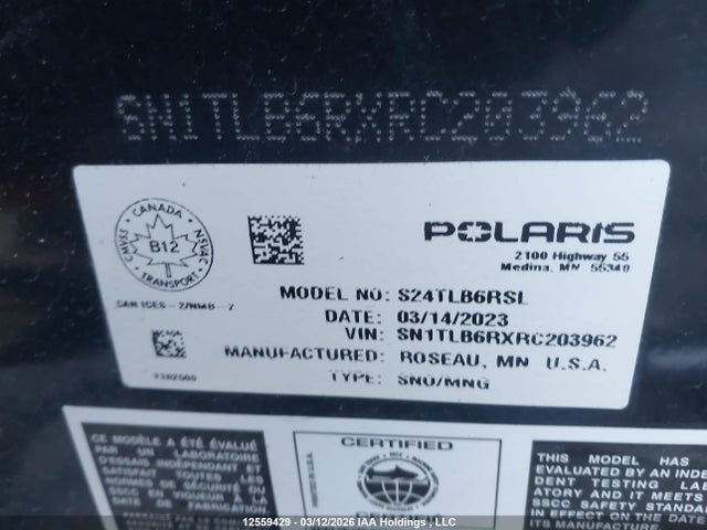 Polaris 650 Switchback Sp 650 2024 SN1TLB6RXRC203962 Image 16