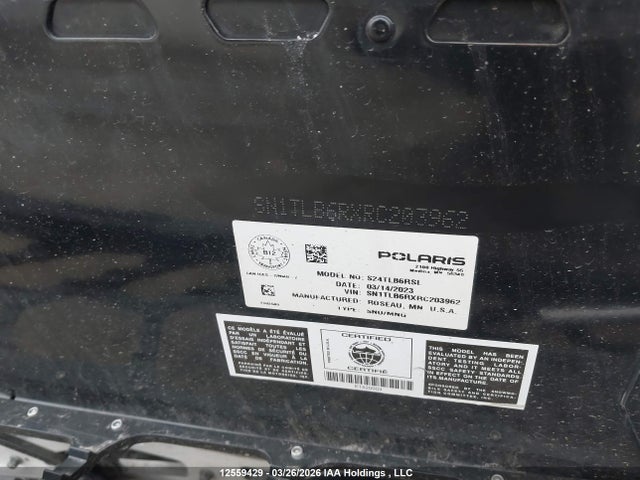 Polaris 650 Switchback Sp 650 2024 SN1TLB6RXRC203962 Image 9