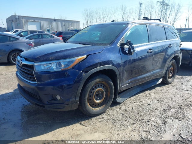 12559483 :رقم المزاد ، 5TDDKRFH7ES049116 vin ، 2014 Toyota Highlander Limited/ltd Platnum مزاد بيع