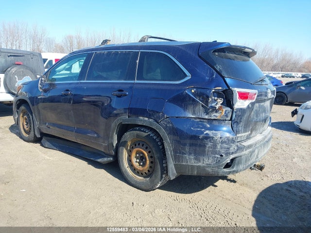12559483 :رقم المزاد ، 5TDDKRFH7ES049116 vin ، 2014 Toyota Highlander Limited/ltd Platnum مزاد بيع