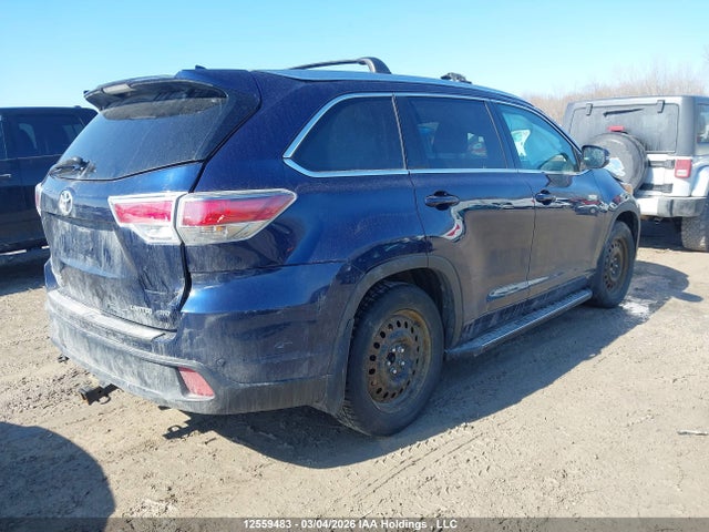 12559483 :رقم المزاد ، 5TDDKRFH7ES049116 vin ، 2014 Toyota Highlander Limited/ltd Platnum مزاد بيع