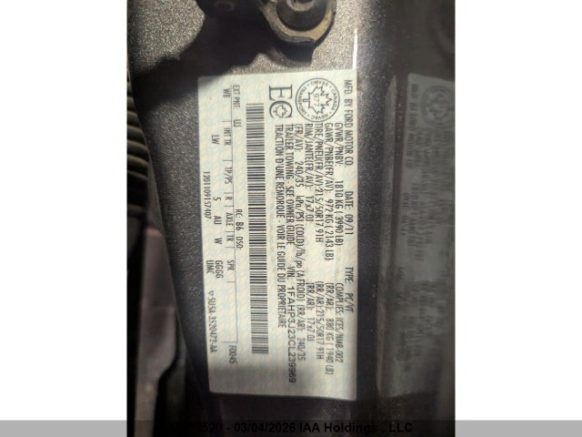 Продаж на аукціоні авто 2012 Ford Focus Titanium, vin: 1FAHP3J23CL239969, номер лоту: 12559520
