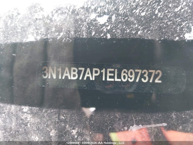 Продажа на аукционе авто 2014 Nissan Sentra S/sv/sr/sl, vin: 3N1AB7AP1EL697372, номер лота: 12559584