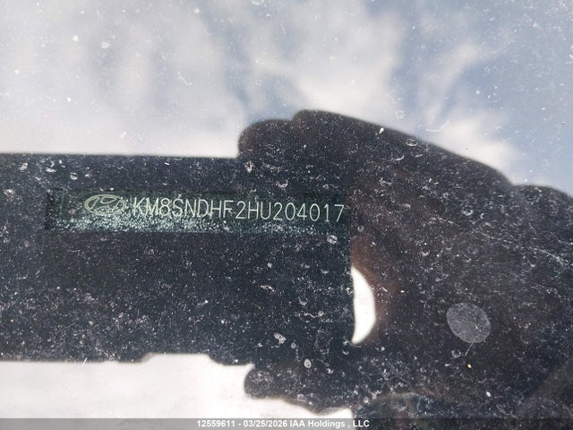 KM8SNDHF2HU204017 Hyundai Santa Fe Se/limited