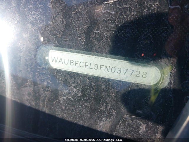 Aukcja sprzedaży 2015 Audi A4 Premium, vin: WAUBFCFL9FN037728, numer aukcji: 12559688