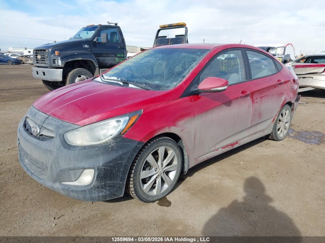 Aukcja sprzedaży 2014 Hyundai Accent Gls/se, vin: KMHCU4AEXEU743621, numer aukcji: 12559694