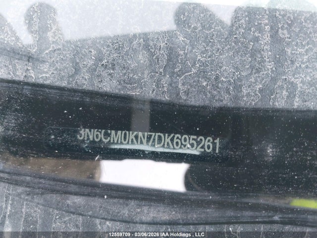 2013 Nissan Nv200 მანქანა იყიდება აუქციონზე, vin: 3N6CM0KN7DK695261, აუქციონის ნომერი: 12559709