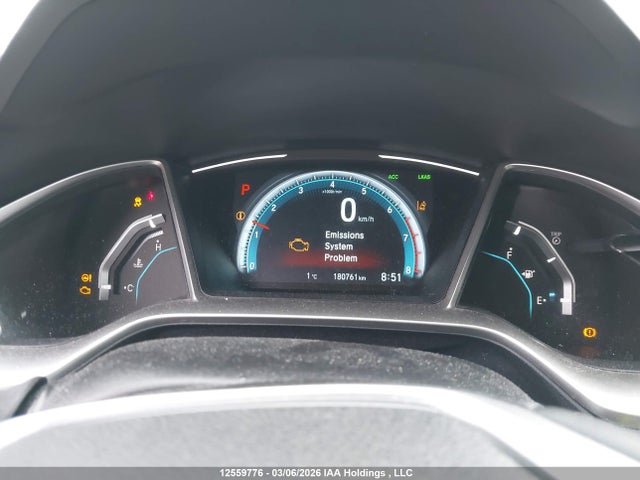 2017 Honda Civic Touring მანქანა იყიდება აუქციონზე, vin: 2HGFC1F99HH101074, აუქციონის ნომერი: 12559776