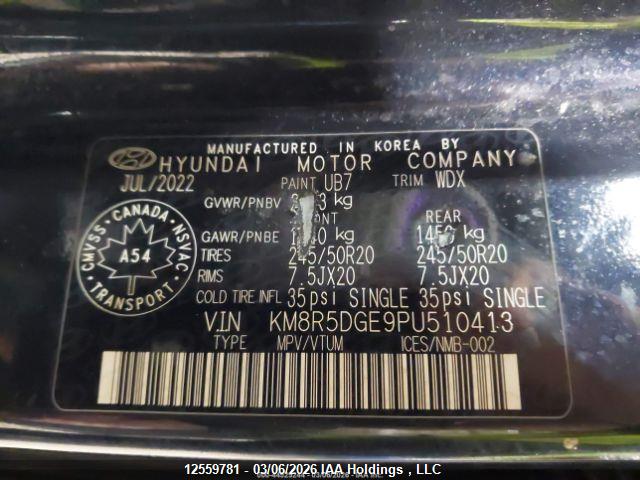 KM8R5DGE9PU510413 Hyundai Palisade Ultimate Calligraphy
