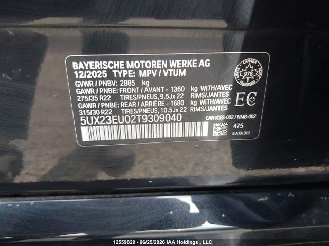 5UX23EU02T9309040 BMW X5 Xdrive40i
