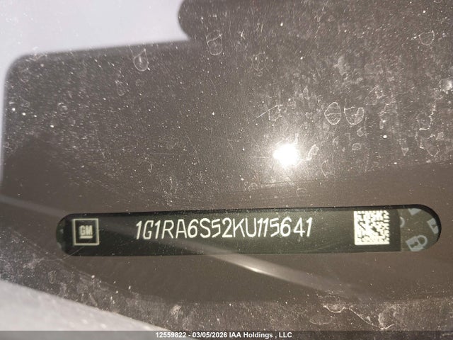 1G1RA6S52KU115641 Chevrolet VOLT LT