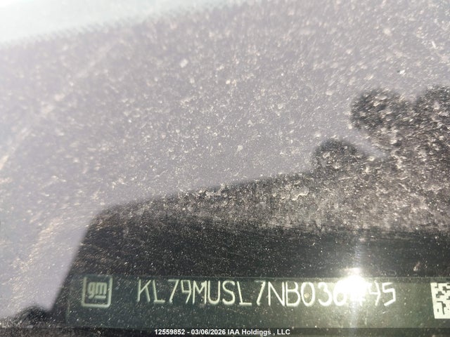 KL79MUSL7NB036495 Chevrolet Trailblazer Rs