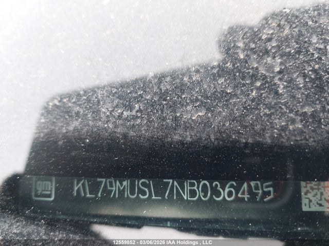 KL79MUSL7NB036495 Chevrolet Trailblazer Rs