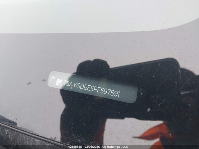 Aukcja sprzedaży 2023 Tesla Model Y, vin: 7SAYGDEE5PF597591, numer aukcji: 12559858
