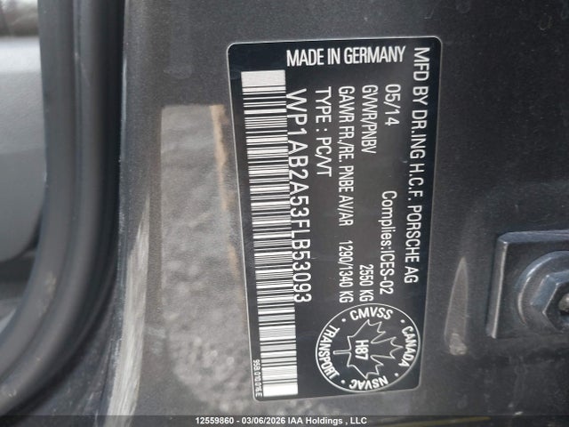 Porsche MACAN S 2015 WP1AB2A53FLB53093 Image 18