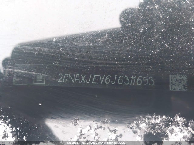 Продаж на аукціоні авто 2018 Chevrolet Equinox Lt, vin: 2GNAXJEV6J6311653, номер лоту: 12559884