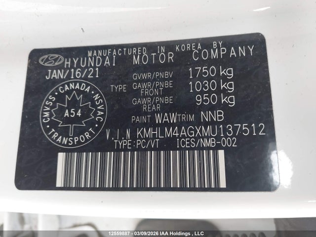 Продажа на аукционе авто 2021 Hyundai Elantra Preferred Ivt, vin: KMHLM4AGXMU137512, номер лота: 12559887