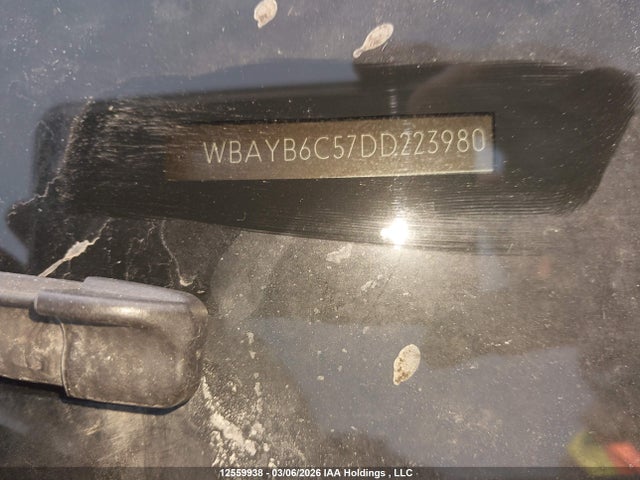 12559938 :رقم المزاد ، WBAYB6C57DD223980 vin ، 2013 Bmw 750i Xdrive مزاد بيع