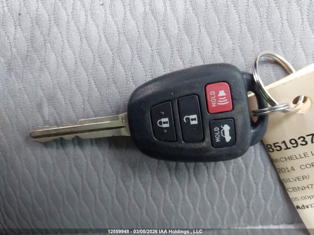 2014 Toyota Corolla L/le/le Pls/prm/s/s Pls მანქანა იყიდება აუქციონზე, vin: 2T1BURHEXEC126610, აუქციონის ნომერი: 12559948
