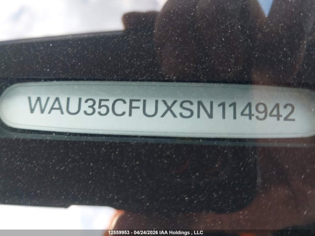 12559953 :رقم المزاد ، WAU35CFUXSN114942 vin ، 2025 Audi S5 Prestige مزاد بيع